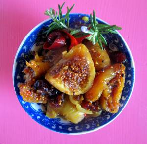 Feigen-Chtney Feigen-Cranberry-Chutney Ayurveda-Chutney Winter-Chutney copyright by julia wunderlich