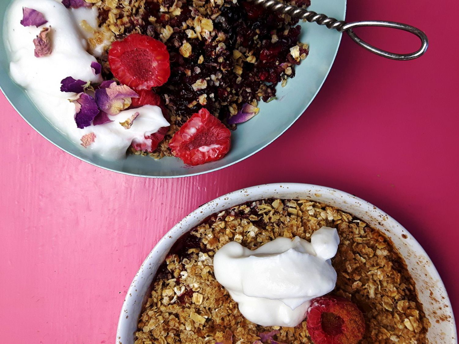 ayurveda desert crumble berries glutenfree